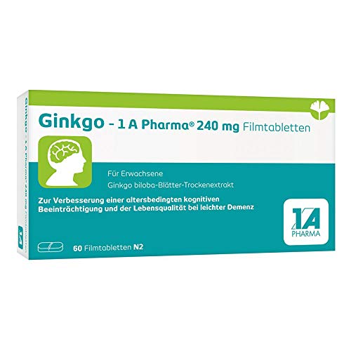 Ginkgo 1A Pharma 240 mg Filmtabletten, 60 St Cover