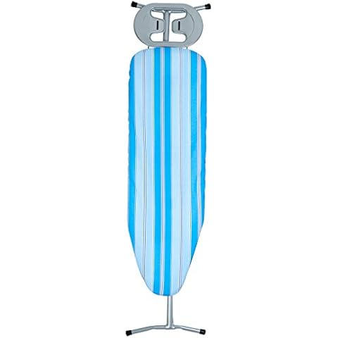Premier Housewares Planche à Repasser à Rayures avec Argent Fame - Bleu Cover