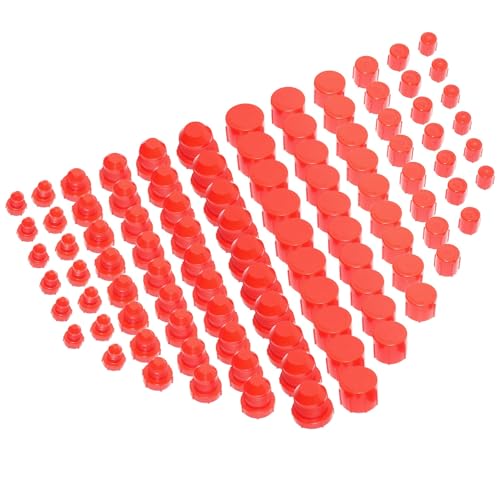 Image of 144 Pcs Plastic Caps and Plugs Kit for an-3 to AN-12 Fluid Lines Hoses