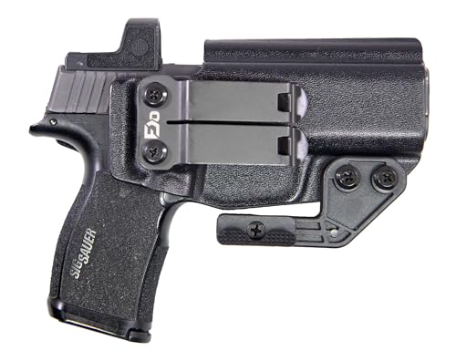 FDO Industries IWB Kydex Holster Compatible with Sig P365XL Optic Cut with Claw & Discreet Carry Concepts 1.5