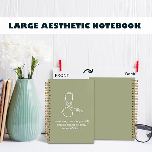 Carnet de notes pour infirmière BearCake avec reliure spirale pour stage - 4