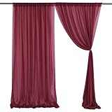 Décoration de fête : les rideaux d'arche de mariage sont un choix parfait pour les rideaux de fond de mariage. Ils peuvent être facilement accrochés aux arches, fenêtres, couloirs, branches, etc.