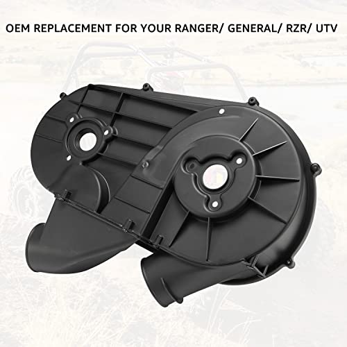 Haka Tough Utv Inner Clutch Variator Cover, Cvt Air Guide Clutch Belt Plate Transmission Housing Inner Cover For 2014-2020 Polaris Rzr Ranger General Accessories,Replace Oem#2635158,2635822,2634229 #TOP4