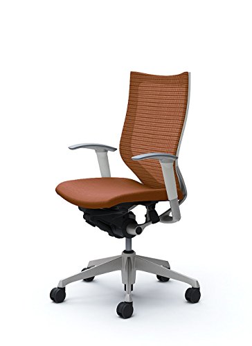 オカムラ 岡村製作所 デスクチェア オフィスチェア バロン ハイバック 可動肘 座クッション ブラウン CP85DW-FEF8