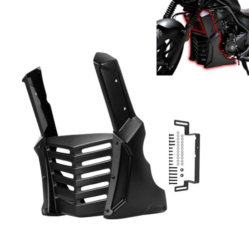 GFARDMOTO Motorcycle Side Frame Fairing Under Cowl Side Belly Pan Body Lower Fairing Engine Cover Spoilers Compatible with Honda Rebel 500 CMX500 2017-2024 CL500 2022-2024