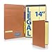 Legal Size Padfolio, 8.5 x 14 Inch Portfolio Folder for Legal Pad, Professional Padfolio for Job Interviews, Business Meetings, and Attorneys (Saddle Tan)