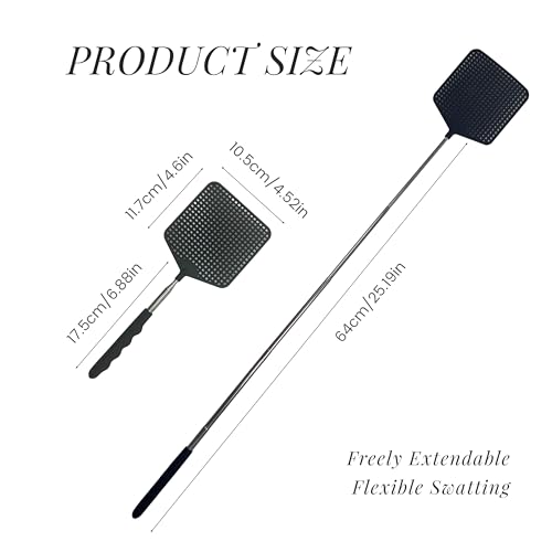 2 Stück fliegenklatsche，fliegenklatsche stabil，fliegenklatsche ausziehbar，fliegenklatschen，Fly swatter，teleskop fliegenklatsche，mückenklatsche