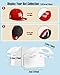 MSKEI Adhesive Hat Hooks for Wall - 2 Different Ways Hat Racks to Organize & Display Baseball Caps, Hat Wall Hanger, Hat Organizer Rack for Men (Clear, 12 Pack)