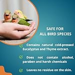 Eucalyptus and Thyme Extract Bird Bath Spray I Special Herbal Formula for Vibrant and Healthy Feathers I Suitable for All Birds - 8 Fl Oz. - Image 3
