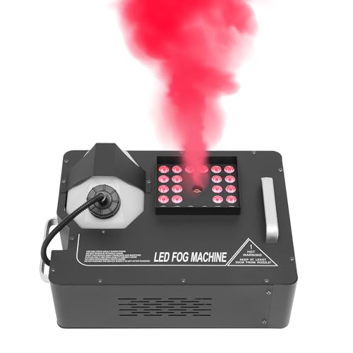 Máquina de Humo 1500W con 24 Led RGB para Escenario miniatura 2