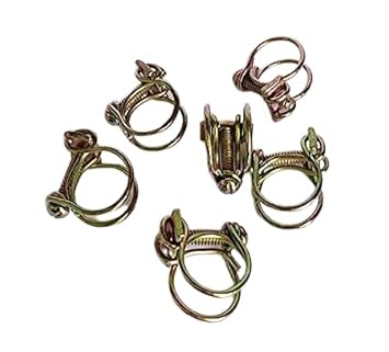 Adjustable Double Wire clamp 100 PCS (5X30MM, PACK OF 5)