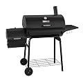 Royal Gourmet CC1830S 30" BBQ Charcoal Grill and Offset Smoker | 811 Square Inch cooking surface, Outdoor for Camping | Black