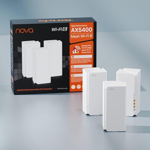 Miniatura 8 de Tenda Mx15 Pro Paquete De 3, Mesh Wifi 6 Ax5400, Doble Banda 2,4 Ghz 5 Ghz Wi-Fi Router Mesh, Cobertura Hasta 360m 4200ft , Red De Invitados, Ofdma Mu-Mimo, Wpa3, Control Parental