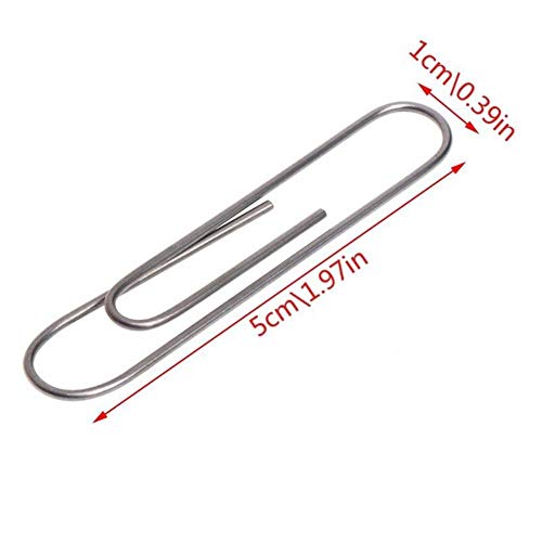 Waga Self Bending Paperclip Nitinol Wire Magic Trick Paper Clip Magic Memory Shift Shape #TOP1