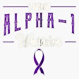 Magnet Alpha 1 Antitrypsin Deficiency Awareness Ribbon Warrior Magnetic Vinyl Sticker 5'