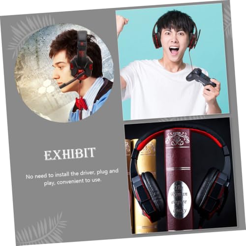 Casque de jeu stéréo avec microphone et coussinets d'oreille