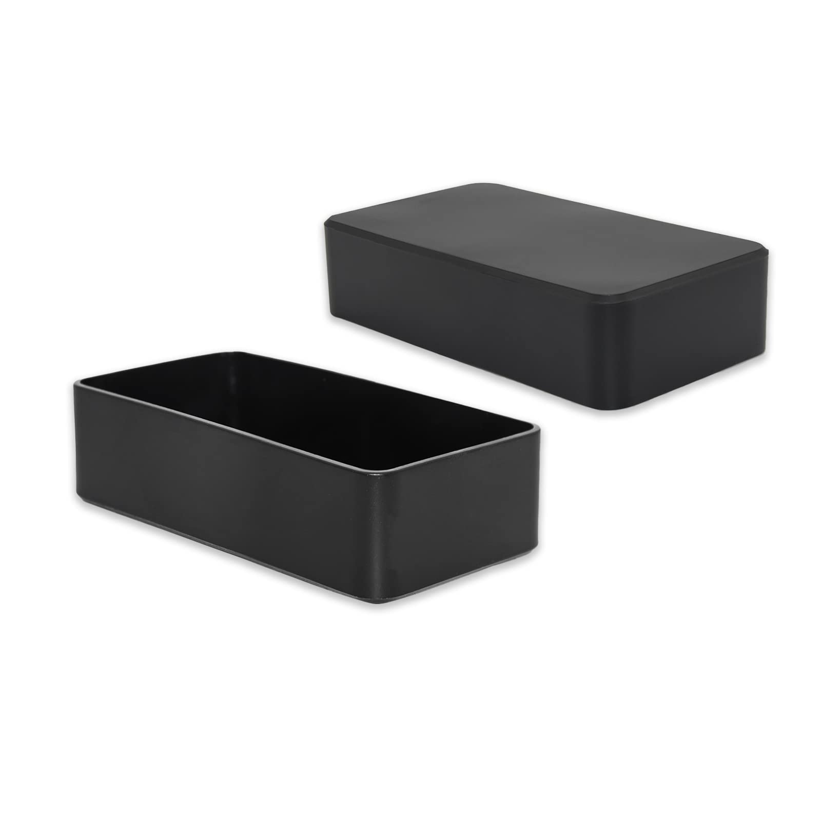 Flyshop Furniture Feet Ferrules Caps Chair Leg Floor Protectors Flexible PVC Furniture Table Covers, Rectangle Legs, 8PCS, 2" x 4", 50 x 100 mm, Black