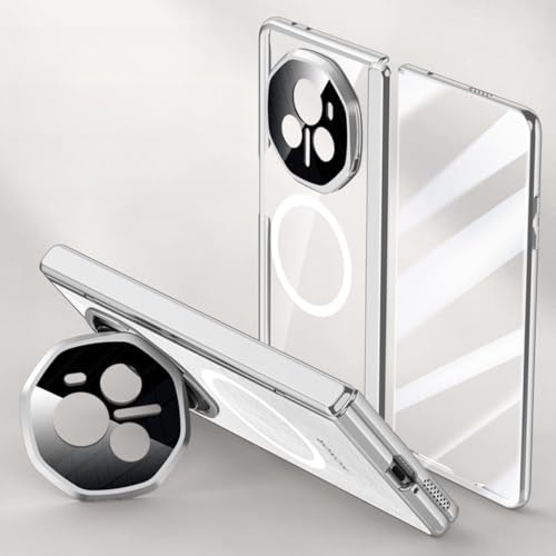HONOR Magic V3�p�P�[�X�A�ϏՌ����Ƒϗ������A�y�ʂŒ����^�̓����P�[�X�A�X�N���[���v���e�N�^�[�ƃX�^���h����������Ă��܂��B (Magic V3�p,�V���o�[)