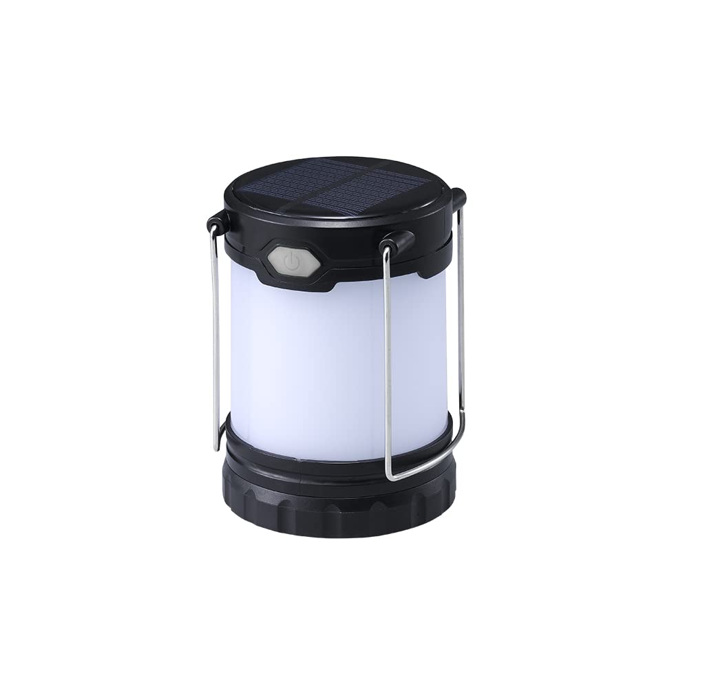 ヤザワコーポレーション ヤザワ LEDランタン(ブラック)100ルーメンYAZAWA USB充電もできるソーラーランタン MELA9S01BK