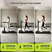 Walking Pad, 3 Modes with LED Display & Remote Control 1-6KM/H 100KG