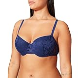 Oekotex zertifiziert Passionata MARTA, Außenträger Spacer-BH, Damen Unterwäsche, 75B, Bleu Danube