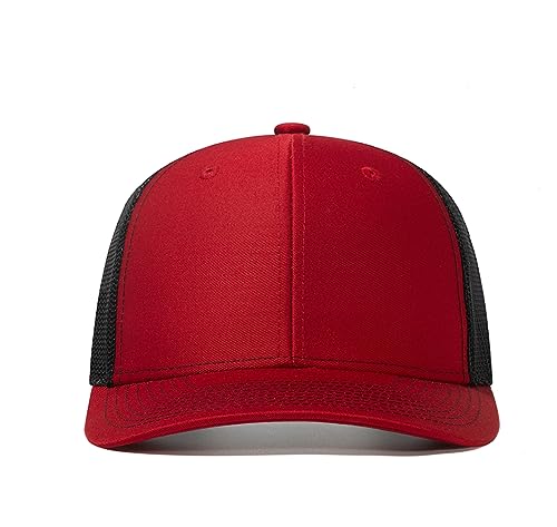Image of Quanhaigou Trucker Hat - Mesh Snap Back - Unisex Adjustable Baseball Cap - Outdoor Hats for Men Women