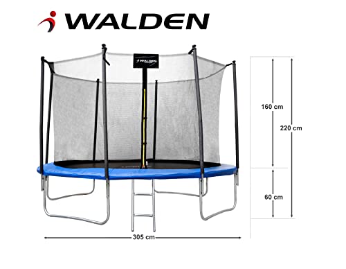 Trampolin Outdoor, Gartentrampolin Ø 244 cm 8 FT TÜV SÜD GS Zertifiziert Trampolin mit Sicherheitszaun und Gepolsterte… – Bild 4