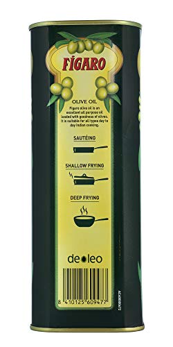 Image of Figaro Extra Virgin Olive Oil, 250ml + Figaro Olive Oil Tin, 1L