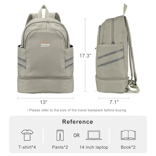 coofay Gym Backpack For Women Waterproof Backpack With Shoe Compartment Lightweight Travel Backpack Workout Sports Backpacks Large Gym Bag