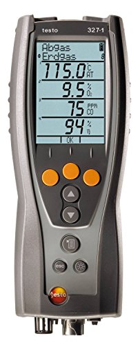 testo 327-1 Analizador de gases de combustión, set avanzado