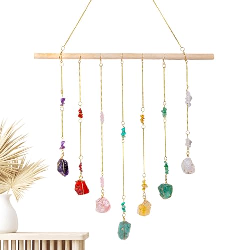 Decorazione da parete in naturale, con pietre preziose, pietra preziosa, pietra preziosa di naturale, rotonda, decorazione per la casa, unica e squisita decorazione da parete