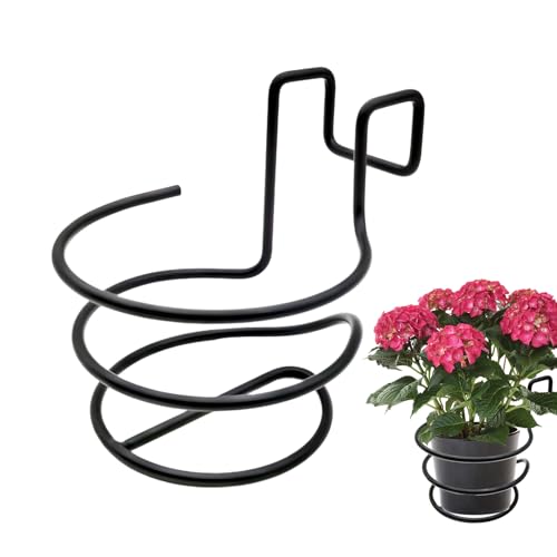 Jardinera de balcón colgante genérica | Maceta para malla de alambre - Soporte para jardineras de vallas y macetas, decoración al aire libre para jardín terraza