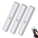💡Stick Anywhere: Equipado con tira adhesiva 3M, nuestra luz LED para armario con batería se puede instalar en cualquier lugar que desee. Perfecto para armario, armario, dormitorio, escalera, armario, cajón, pasillo o cualquier otro lugar oscuro.