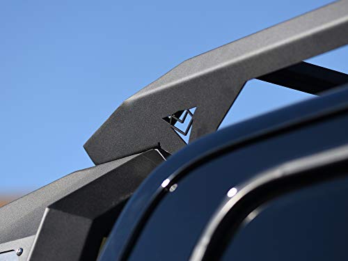 Armordillo Usa 7161849 Cr-X Modular Adjustable Chase Rack Roll Bar With Roof Rack Basket & 2X Led Light Bars - Matte Black Fits Full Size Pickup Truck #TOP7