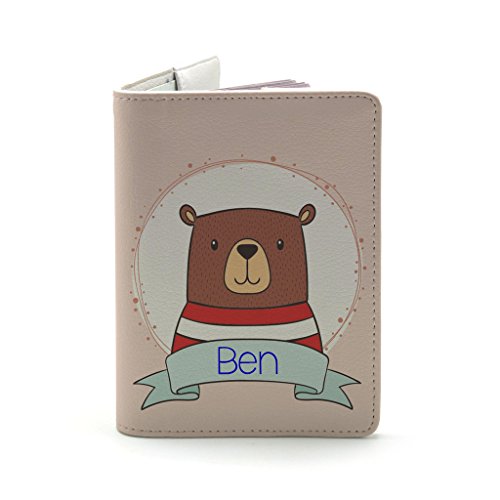 Kids Collection - Personalized Leather Passport Holder - Travel gifts