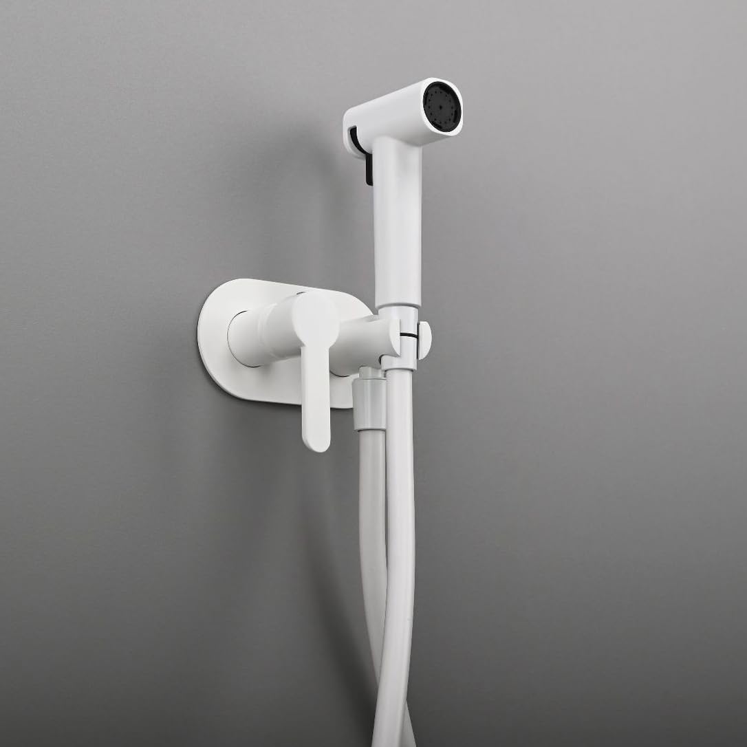 Doccino Per Bidet Per Wc Doccetta Per Wc A Parete Doccetta Per Bidet Wc Maniglia Singola grigio Canna Di Fucile tubo Di Gomma