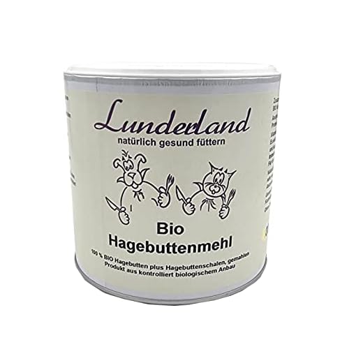 Lunderland Bio-Hagebuttenpulver 100g für Hunde