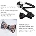 WUXEKZO Men's Boys Fashion Bass Fish Fishing Lure American Flag Pre-Tied Bow Ties, Adjustable Neck Band Creative Bow Ties for Holiday Party, New Year, Suit