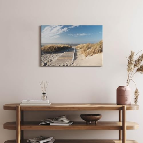 Tableaux 60x40cm plage et mer par Wallfluent pour décoration murale