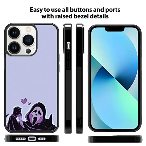 Rsmtci Ghostface Phone Case For Iphone 11 12 13 14 Pro Max Mini Xr X Xs Max 7 8 Plus Case,Best Durable Protective Tpu Shockproof Scream Heart Phone Case For Women Girls Men Iphonecase #TOP3