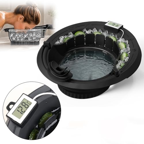 Bañera facial de silicona con tubo desmontable para crioterapia 7