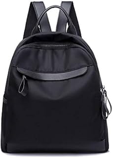 Sac À Dos Oxford En Tissu Noir Pour Femme En Plein Air Sac À Dos Souple Pour Étudiants En Plein Air