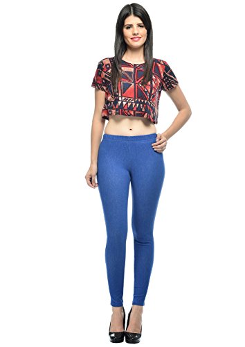 Image of Frenchtrendz Women's Skinny Fit Mid Rise Stretchable Cotton Spandex Jegging Pull On (XS-4XL)