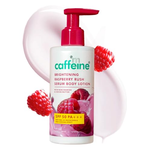 mCaffeine Brightening SPF 50 PA+++ Body Sunscreen Lotion 200ml | ...