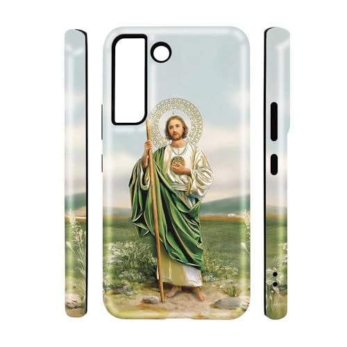 qizjio San Judas Phone Case Shockproof Protective Mexico Phone Cover for Samsung Galaxy S22