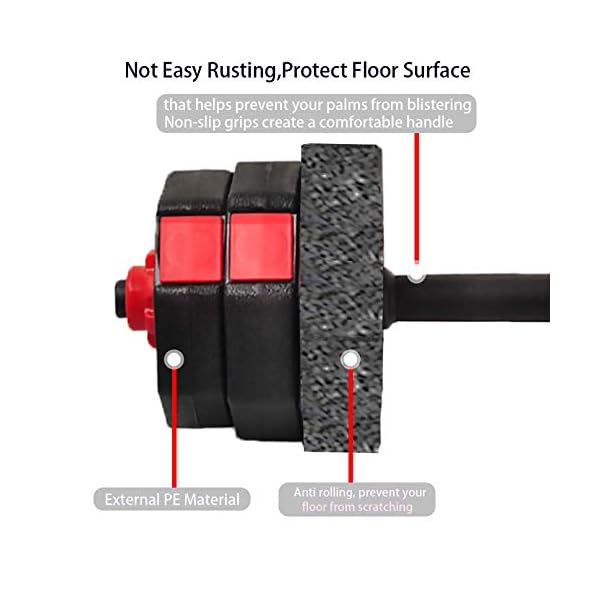 WATMAID-Dumbbells-Weights-Set-Adjustable-Weight-to-44Lbs-Free-Weight-Sets-with-Connecting-Rods-Used-as-Barbell-Set-Gym-Exercise-Home-Training-Fitness-Dumbbell-Set-with-Different-Weights WATMAID Dumbbells Weights Set Adjustable Weight to 44Lbs, Free Weight Sets with Connecting Rods, Used as Barbell Set Gym Exercise Home Training, Fitness Dumbbell Set with Different Weights