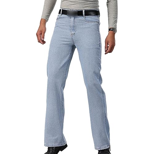 Jeans évasé pour hommes pantalon en jean souple et confortable vintage