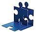 Produktbild HAN CD-Ständer & Buchstütze Puzzle, standfester kombinierbarer Stehsammler in modernem Puzzle-Look, für CDs, Bücher & DVDs, 9212-14, blau