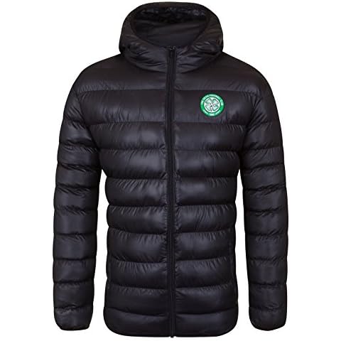Celtic FC Men's Quilted Hooded Jacket Cover