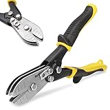 HURRICANE 5 Blade Sheet Metal Crimper. HVAC Crimping Tool for Ductwork, Downspouts & Stove Pipes. 9-1/2 inch Heavy-Duty Hand Crimper with Safety Lock. 5-Blade Sheet Metal Crimpers Tool